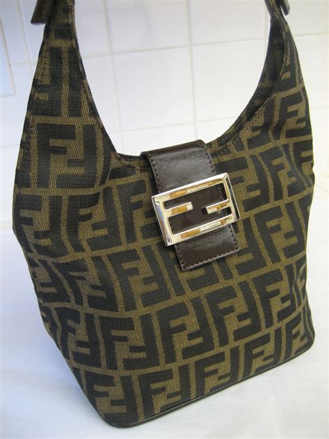 fendi zucca handbags|fendi vintage zucca shoulder bag.